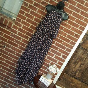 Joie Jael Silk Floral Daisy Crop Flowy Jumpsuit